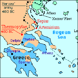 Ancient Greece Map 500 Bc